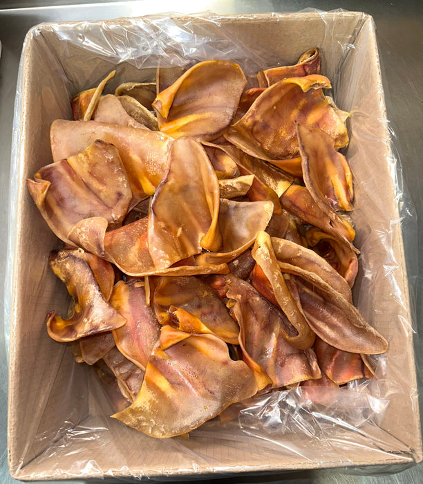 NEW-Large Delicious All-Natural Pig Ears for Medium to Large Dogs - Rawhide-Free Dog Chews