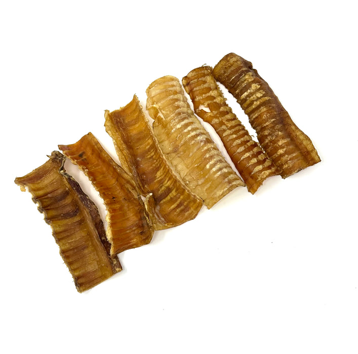 NEW 6" Smoked Beef Trachea Strips for Dogs - Loaded with Glucosamine and Chondroitin