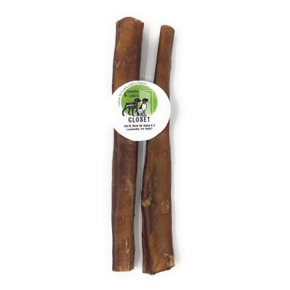 12-Inch Traditional Jumbo Sized Bully Sticks - Low Odor