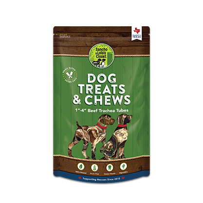 NEW 6" Beef Trachea Tubes for Dogs - Loaded with Glucosamine and Chondroitin
