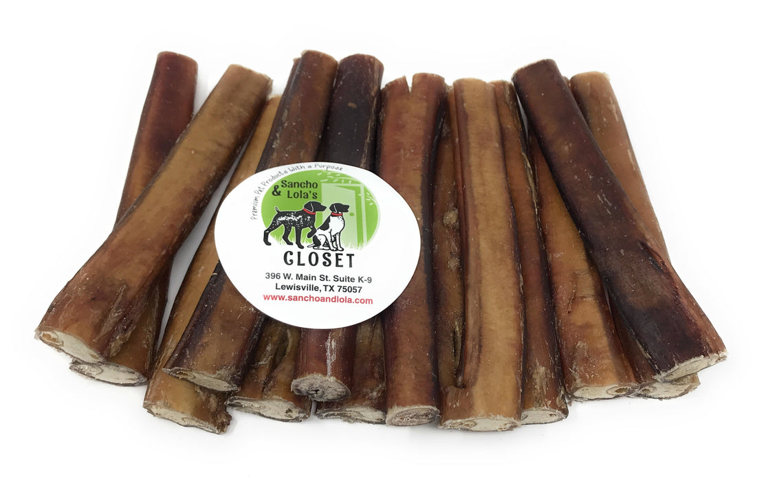 6-Inch Traditional Thick Bully Sticks- Low Odor