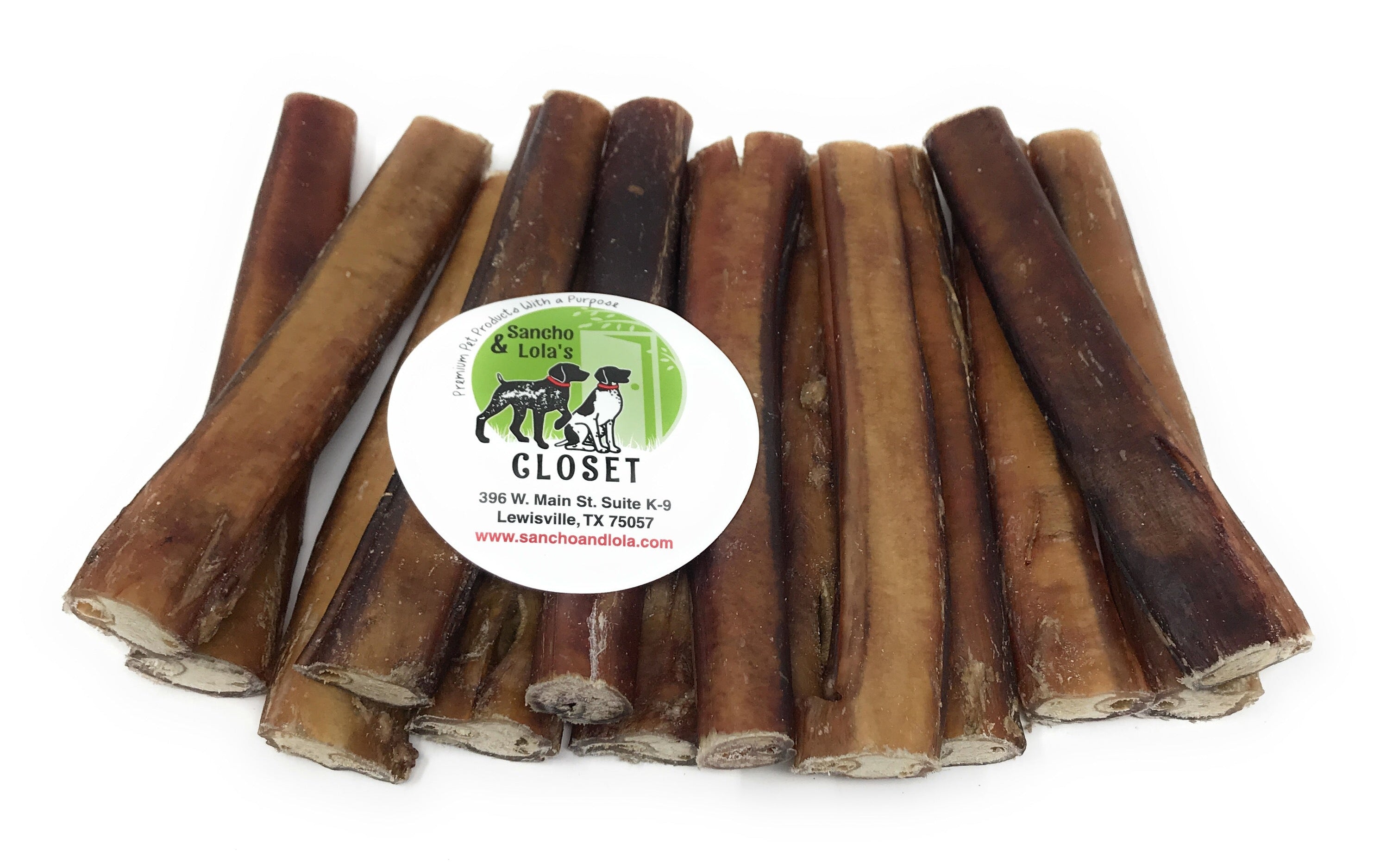 Thick 6 Inch Natural Bully Sticks made in USA — Sancho & Lola's Closet
