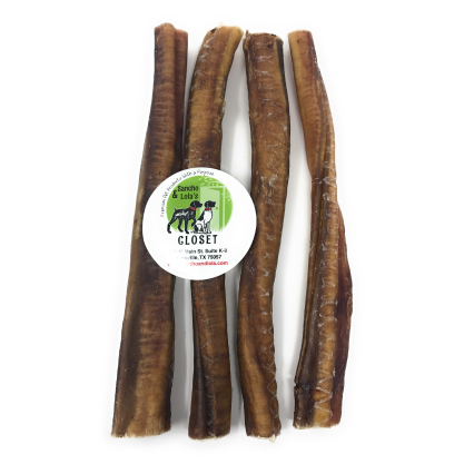12-Inch Charcuterie Style Bully Sticks - No Odor-Farmed in the USA