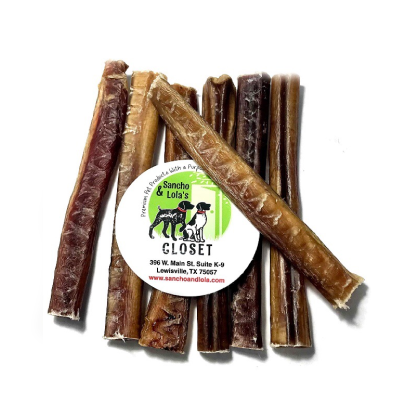 6-Inch Charcuterie Style Bully Sticks - No odor-Farmed in the USA