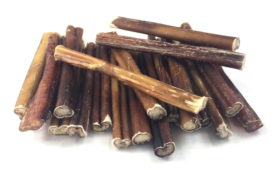 6-Inch Traditional Standard Bully Sticks- Low Odor-Buy Bulk & Save!