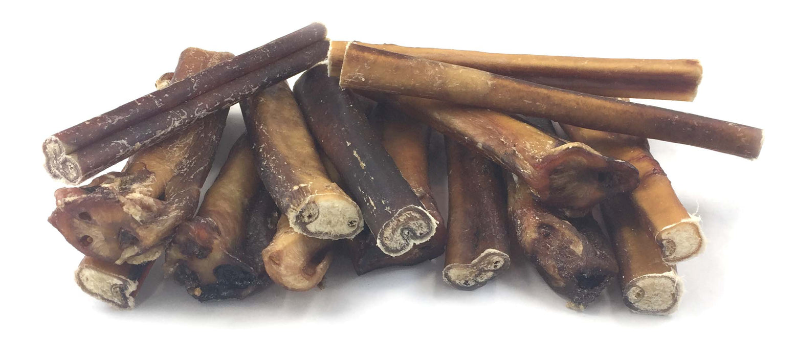 6-Inch Traditional Standard Bully Sticks- Low Odor-Buy Bulk & Save!