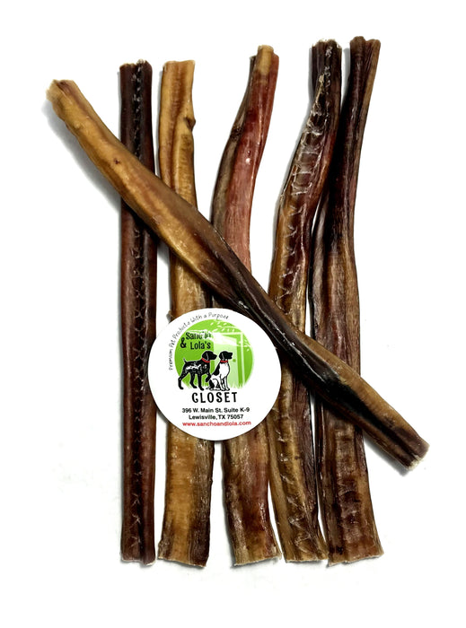 12-Inch Standard Charcuterie Style Bully Sticks - No Odor-Farmed in the USA