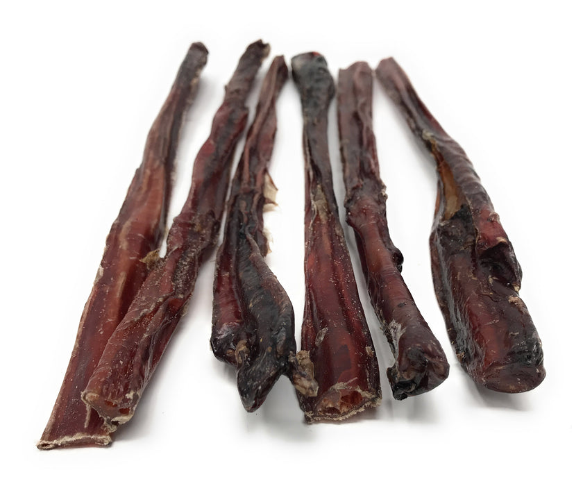 10"-12"  Nebraska Crunchy Steer Sticks for Dogs - Gentle Chew Beef Pizzle Bully Sticks-Buy Bulk & Save!