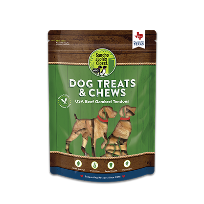 Beef Gambrel Tendon Dog Chews - USA Premium