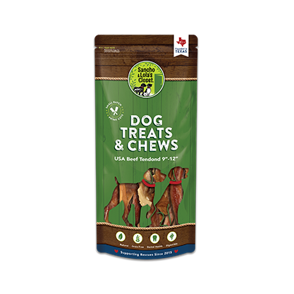 Beef Gambrel Tendon Dog Chews - USA Premium