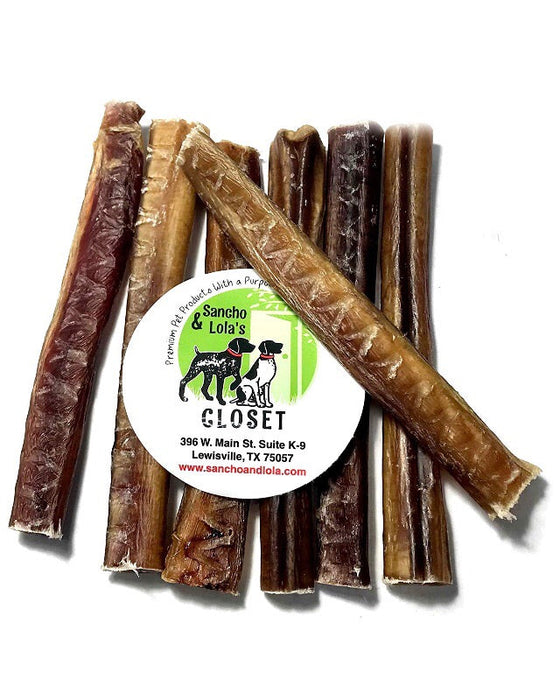 6-Inch Standard Charcuterie Style Bully Sticks - No odor-Farmed in the USA